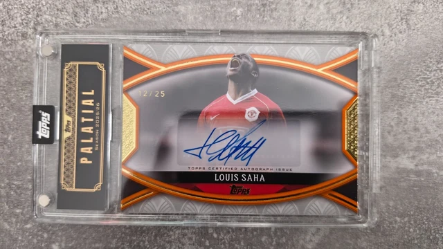 2025-26 TOPPS Palatial Manchester United - Louis Saha -  Stretford End Auto /25