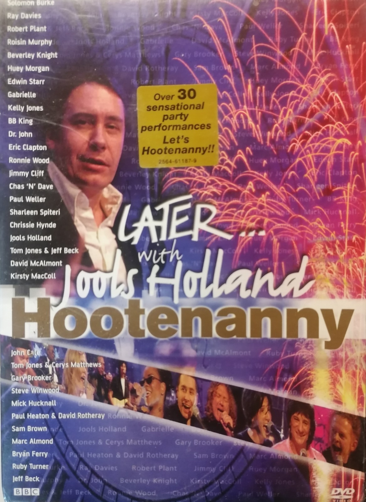 Later... With Jools Holland Hootenanny (2003) Jools Hollan Region 0 DVD. NEW