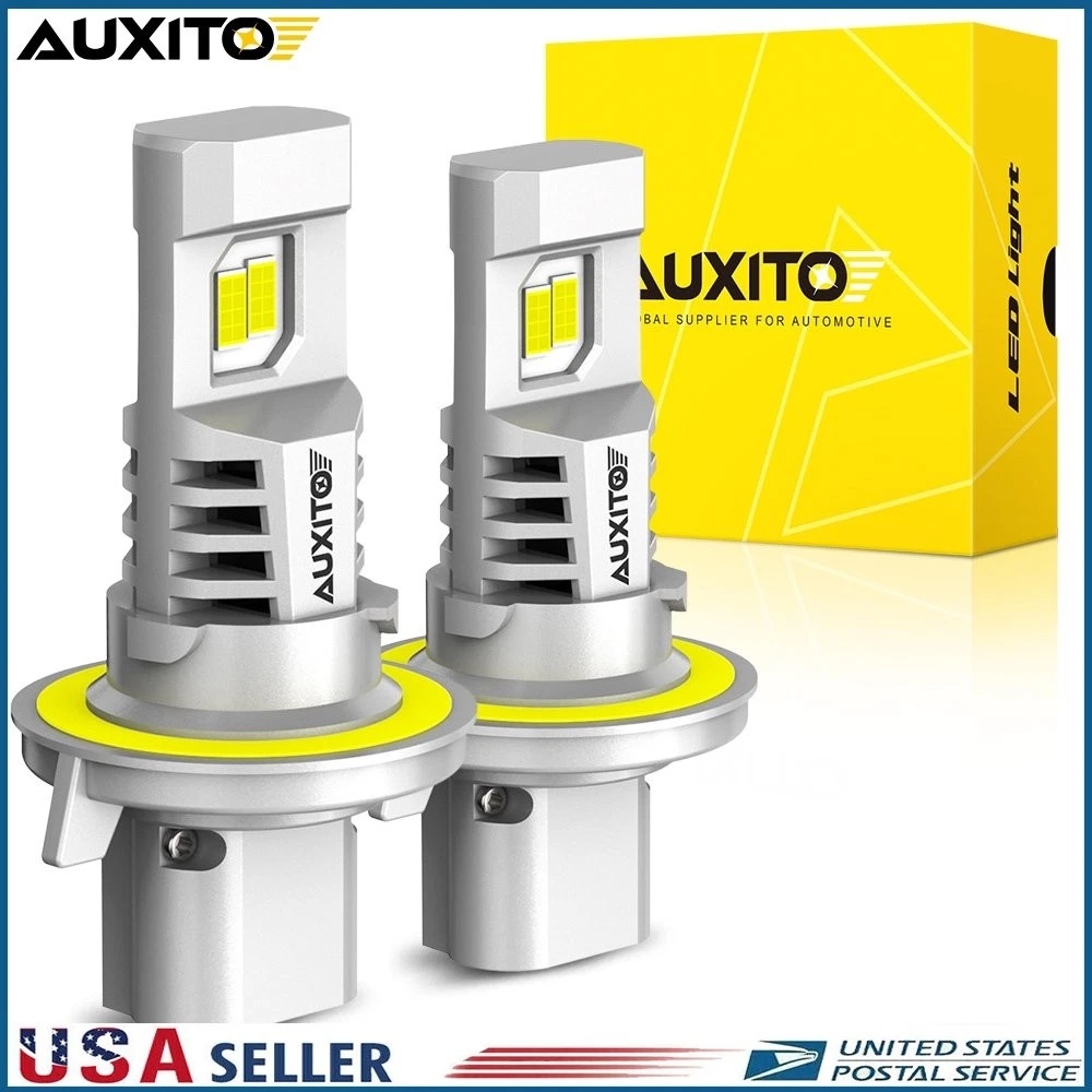 AUXITO H13/9008 LED Headlight Bulbs Kit High Low Beam 6500K Super Bright White