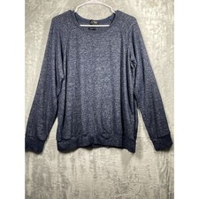Buffalo David Bitton Women's Blue Nwot Crewneck Soft Sweater Sweatshirt Sz M