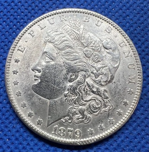 1879 Morgan Silver Dollar Gem BU Wild west coins #136