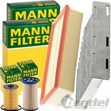 MANN FILTER INSPEKTIONSPAKET passend für AUDI Q3 VW TIGUAN 5N SHARAN 7N 2.0TDI