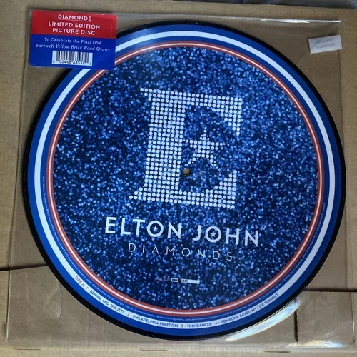 Diamonds by Elton John Picture Disc Vinyl, 2022  EMI New Sealed