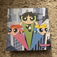 The Powerpuff Girls 6 x 6 x 1.5 Inch MDF Wood Wall Art