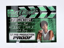 2026 Leaf Pop Century 1/1 Pre-Production Proof Halle Berry And...Action Green