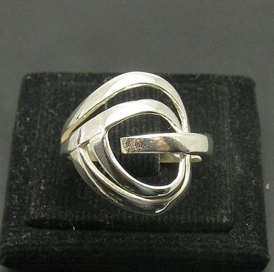 Stylish Sterling Silver Ring Solid 925 Plain Handmade Empress Nickel Empress