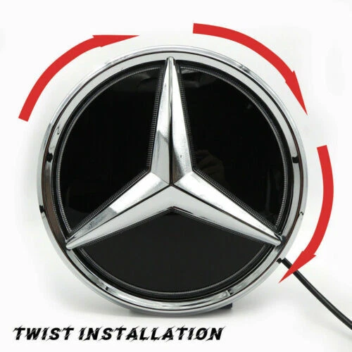 For Mercedes Benz GLC GLE GLS 20-22 lluminated Led Grille Badge Logo.Star.Emblem - Image 4 of 4