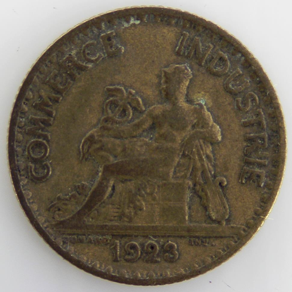 Chambers of Commerce 1 Franc Bronze VF 1923 France Coin [EN] eBay