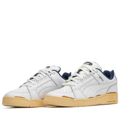 Men Puma Slipstream Lo The Never Wornll Sneakers 393137-01 White Navy Original