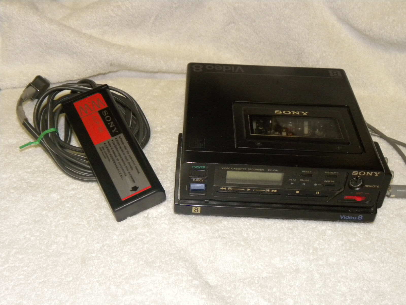 Sony Video Cassette Recorder EVC8u Video 8 eBay