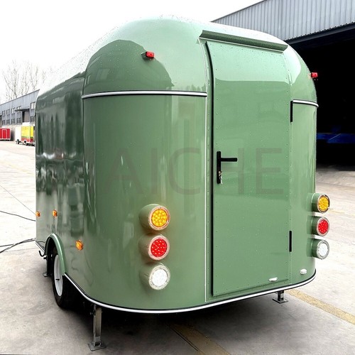 Mobile Kitchen Punk Style Icecrem Trailer Food Truck for Hot Dog Customizable - Picture 5 of 14