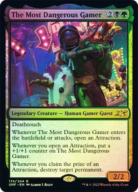 The Most Dangerous Gamer Foil (174) : MTG Unfinity | eBay