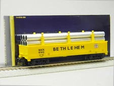 LIONEL AMERICAN FLYER BTHLHM STEEL GONDOLA W PIPE LOAD #9192 S GAUGE 2119192 NEW