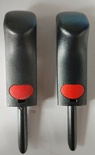 COMMODORE DOOR LOCK KNOBS x2 BLACK/RED COMMODORE VX VY VZ snipper knobs