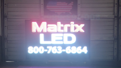 LED Sign Outdoor Full Color Double Sided LED Programmable Message