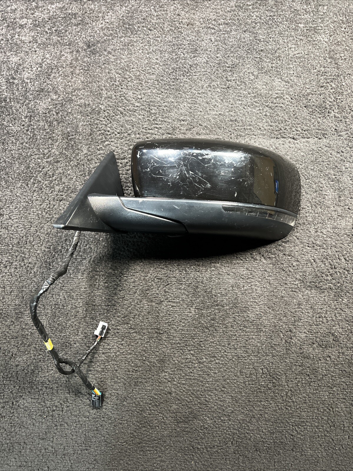 2014-2017 Maserati Ghibli Left Side Power Door Mirror Heated OEM Black