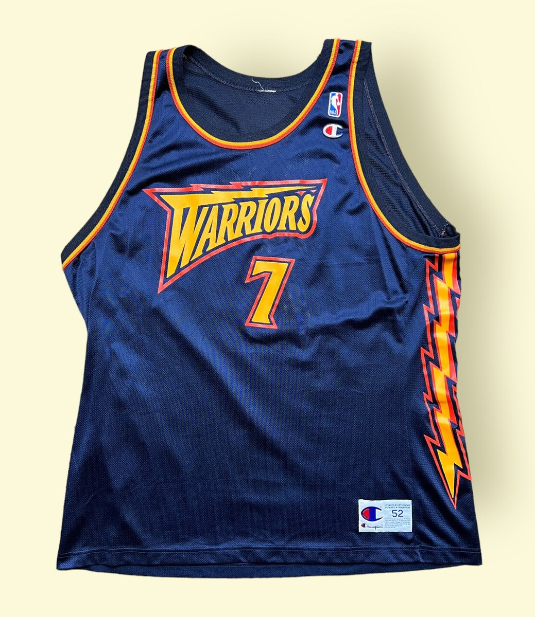 NBA Jersey Golden State Warriors Muggsy Bogues Champion Size 