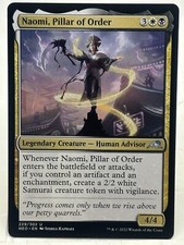 Naomi, Pillar Of Order NM/M* Kamigawa Neon Dynasty ENG 229/302 mtg -UnltdCards