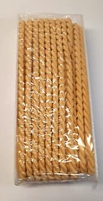Gold Color 3/8" Twist Cord Rope Trim 18 Continuous Yards Made in India Sealed