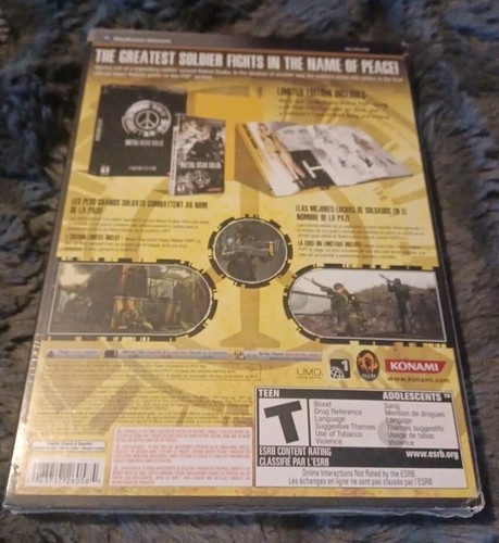 Metal Gear Solid Peace Walker Limited Edition PSP NTSC Game BRAND NEW SEALED! - Picture 5 of 5