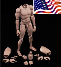 MX02-A 1/6 Movable Europe Skin Men's Body Figure Body Model Fit 12" Figure Head