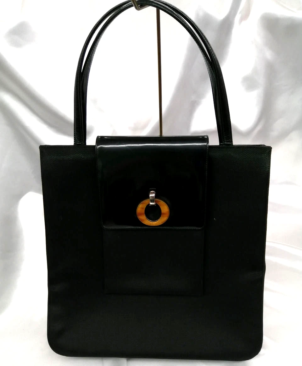 Sac fourre tout épaule Christian Dior noir authentique