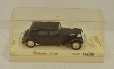 1939 Black Citroen 15 CV 4032 Golden Age d'or Solido 1:43 Diecast Car 4.25"