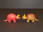 Vintage Tamagoras Triceratops Dinosaur KO Figure Egg Monsters Meteorbs Orb MOTU