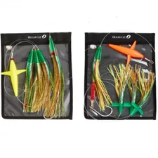 OCEAN CAT Soft Teaser Daisy Bird Head Weighted Saltwater Trolling Fishing Lure