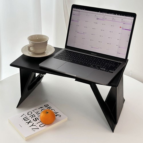 Foldable Laptop Work Table Mini Portable Notebook Computer Holder Car Bed _ou - Photo 2/12