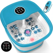 Folding Foot Spa Bath Massager with Heat, Pedicure Foot Bath Tub Basin Soaker