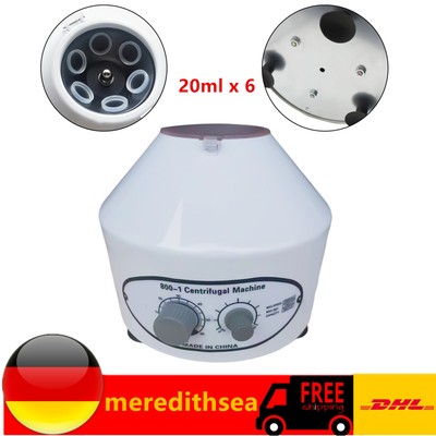 Electric Centrifuge Machine Laboratory Medical Practice Centrifuge 0-4000RPM New
