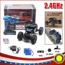 RC 4WD Truck Off-Road Buggy 2.4G Crawler Kids Toy Remote Control Car RTR Monster