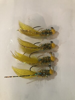 Hurricane Yellow 1/32 Oz Snapper Jig - Fishing Lure With Nickel Hook And Lime Accents - View #5