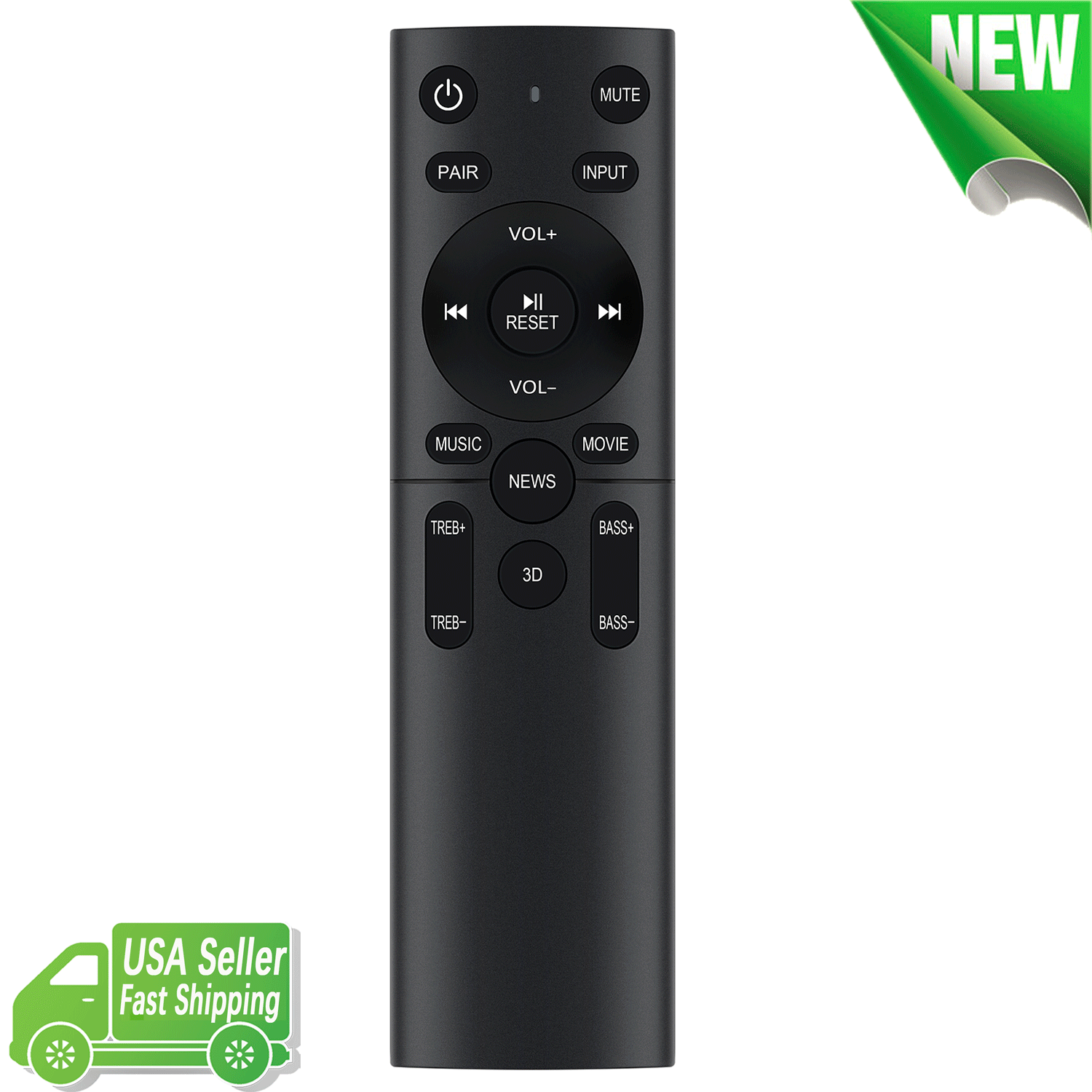 P27 Replacement Remote Control fit for PHEANOO Soundbar Stereo System