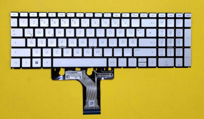 DE Tastatur HP Pavilion 17-cp0175ng 17-cp0354ng 17-cp2532ng Beleuchtung -Silber-