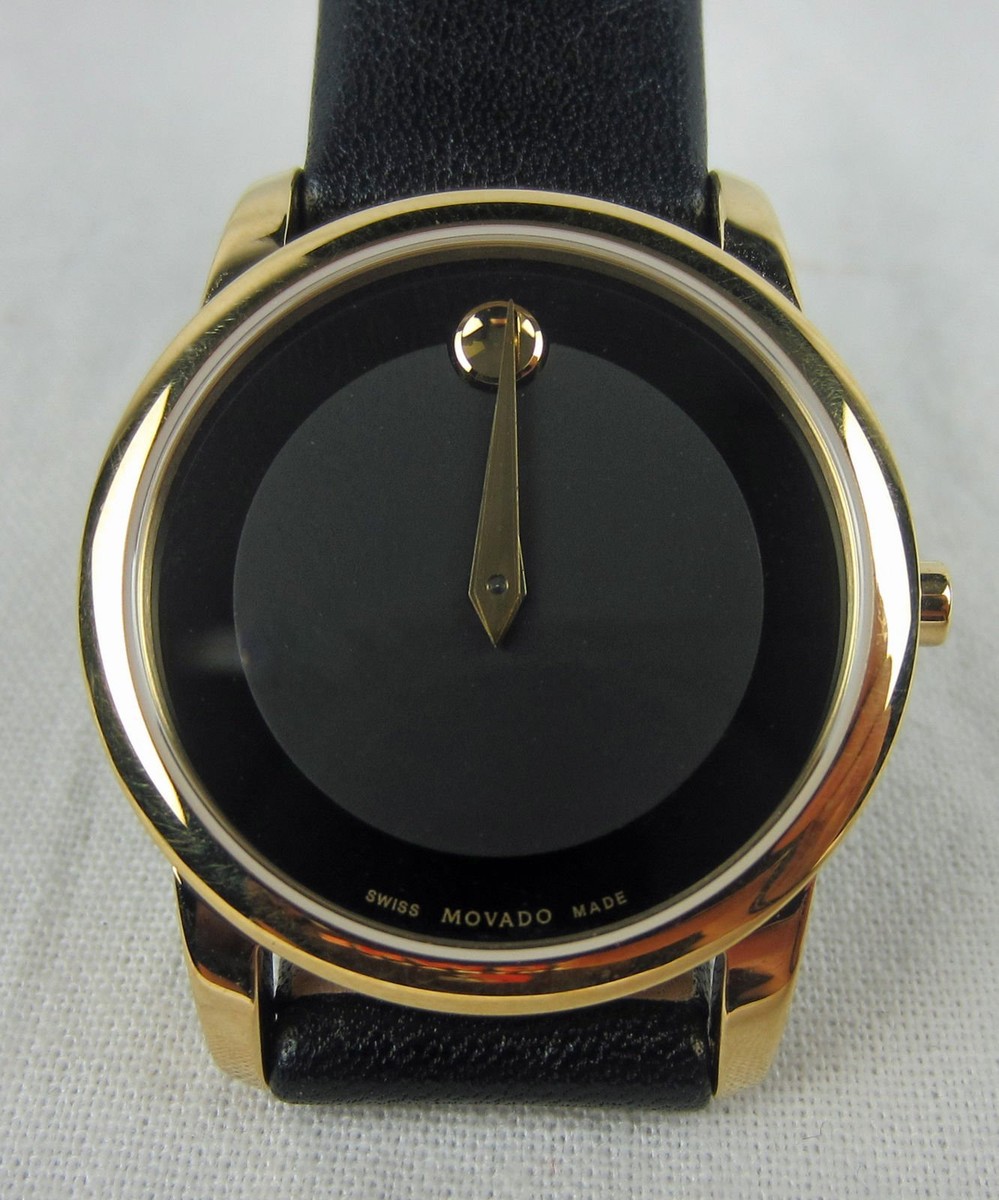 Movado Women's 0606877 Analog Display Swiss Quartz Black Watch Movado Women's 0606877 Analog Display Swiss Quartz Black Watch