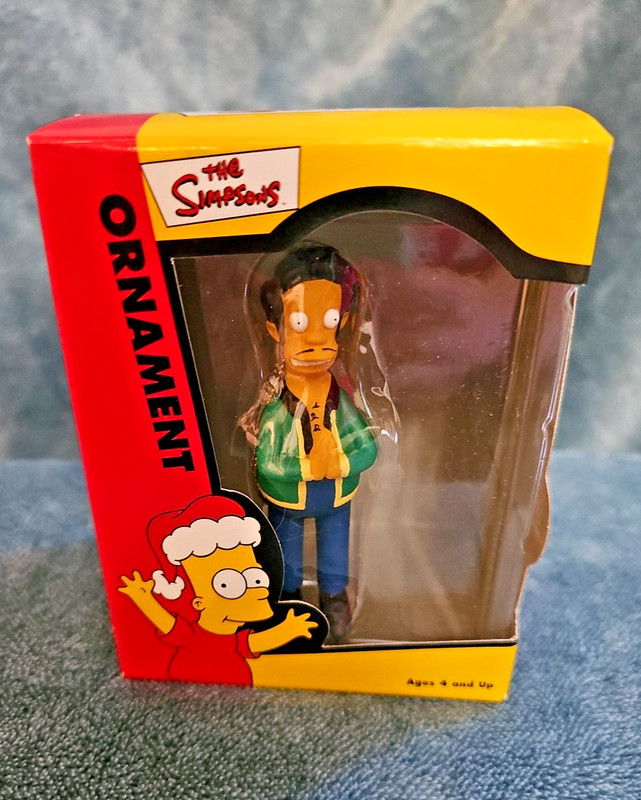 🎄 The Simpsons Christmas Ornament APU  2002 NIB
