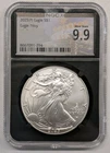 2025 (P) American Silver Eagle. Eagle Privy. NGC X 9.9 (MS69) Las Vegas Label