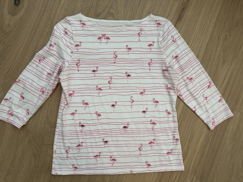 Camiseta túnica flamenco con lentejuelas Talbots para mujer grande 100 % algodón - Imagen 1 de 6