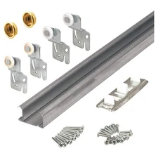 PRIME-LINE 161791 Bi-Pass Closet Track Kit,48 in.L 45UZ23