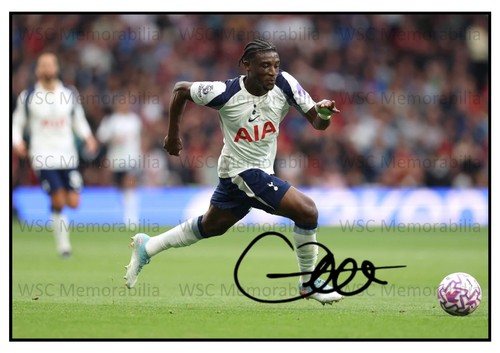 12120. Mohammed Kudus Signed Pictures (A4 Prints) Tottenham West Ham Ajax etc.