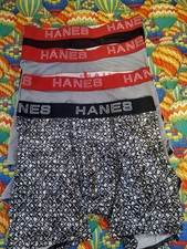 Boys Hanes 4 Pair X-Temp 4 Way Stretch Boxer Briefs Size XL NWOT Free Ship MU126