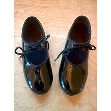 Spotlights by Payless Black Patent Tap Shoes Girls Size 11.5M