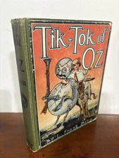 Tik-Tok of Oz by L. Frank Baum Early Print With 12 COLOR PLATES HC Book (READ)