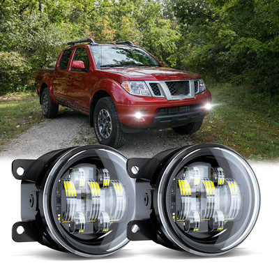 For 2005-2019 Nissan Frontier Front Bumper LED Fog Lights Driving Lamp