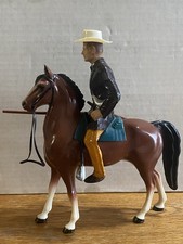 VINTAGE 1950's HARTLAND JIM BOWIE w/BLAZE ORIGINAL SCOTT FORBES COMPLETE 