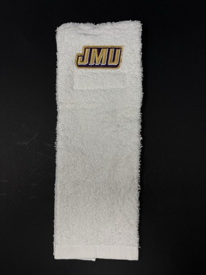 #ad James Madison Dukes JMU College Football QB Game Towel White Cotton New $26.95