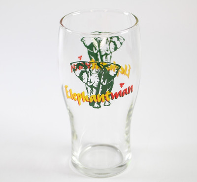 Vintage Carlsberg Beer Glass Elephant Man 0.5L
