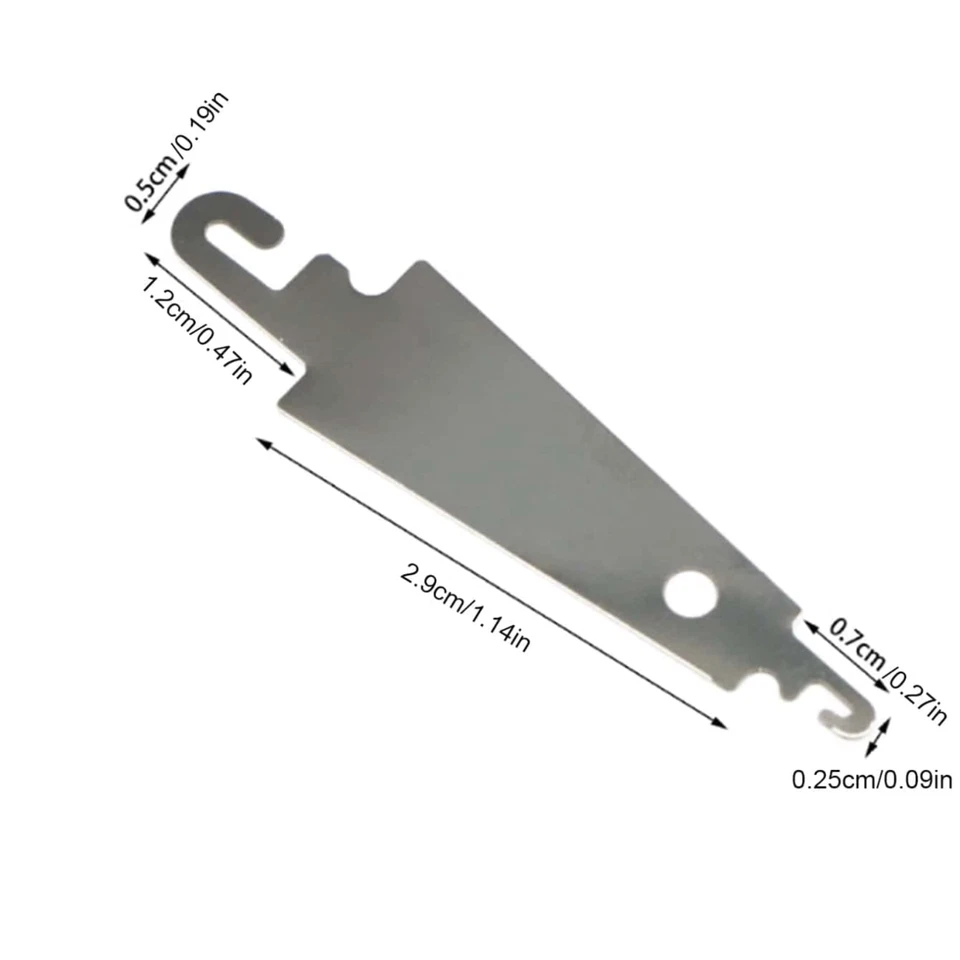 Herramienta insertadora de aguja fácil de hierro de metal para ancianos accesorios de costura 10 piezas Foto 3 de 3